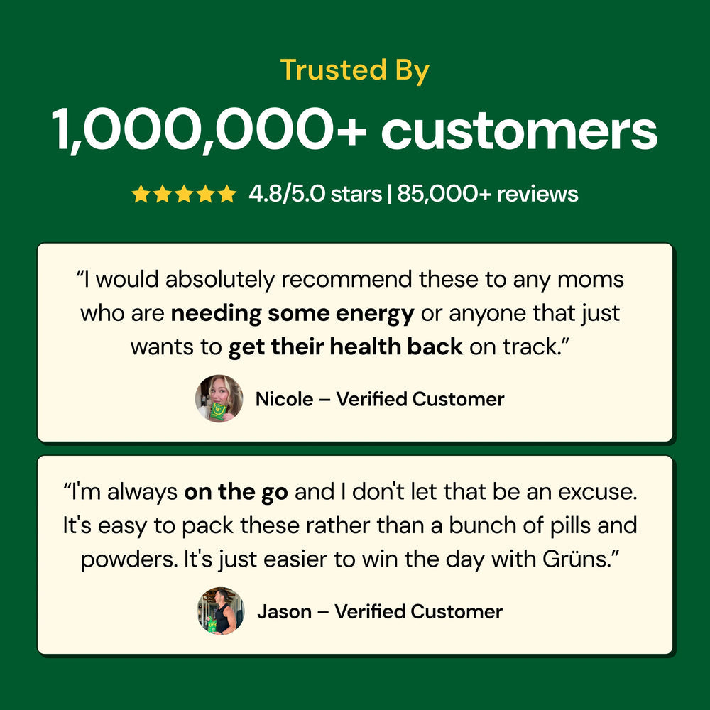 Gruns Adult Super Greens Multivitamin Gummies,