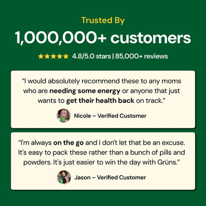 Gruns Adult Super Greens Multivitamin Gummies,